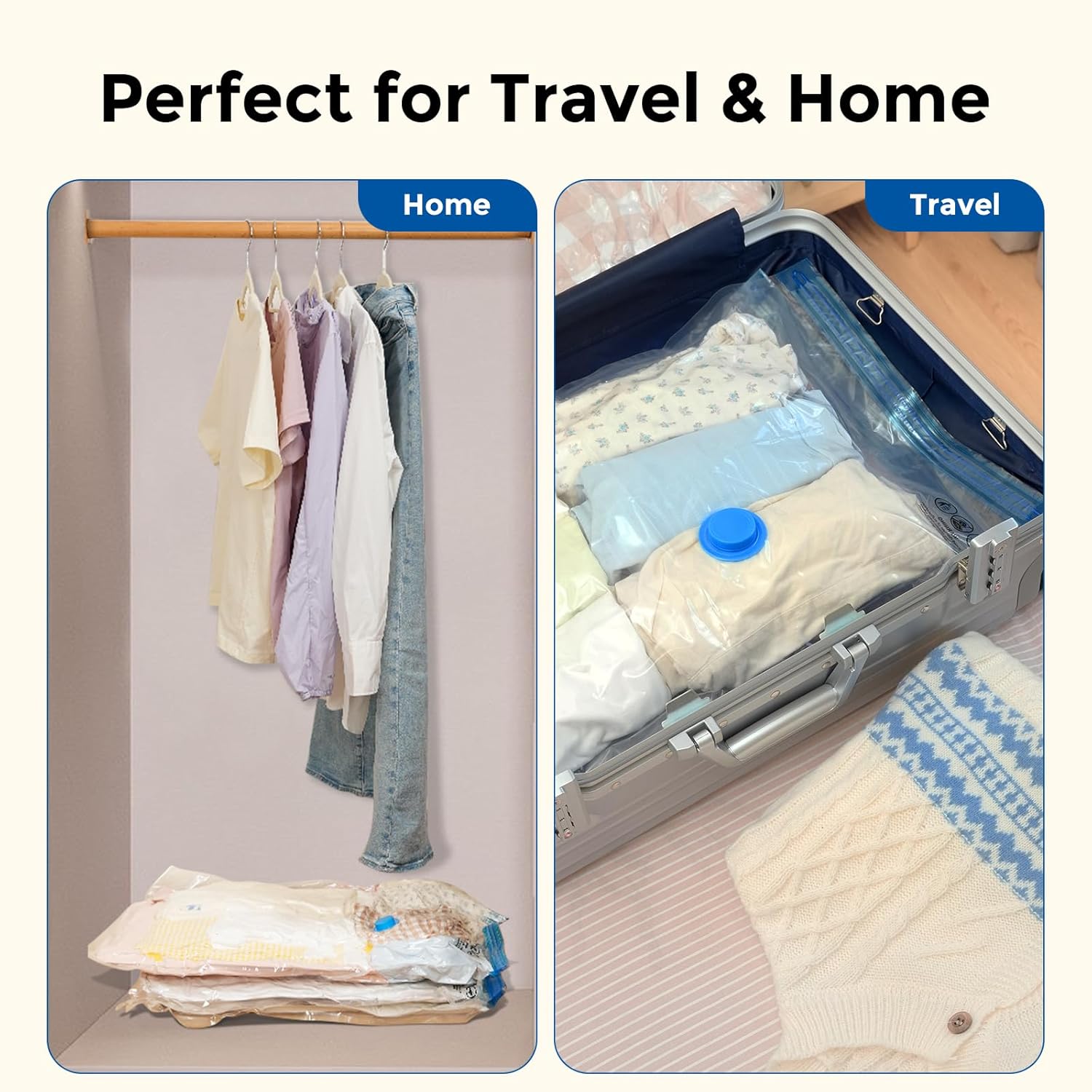 Thumbnail 6 de ETENWOLF 12-Pack Vacuum Storage Bags with Rechargeable Wireless Pump