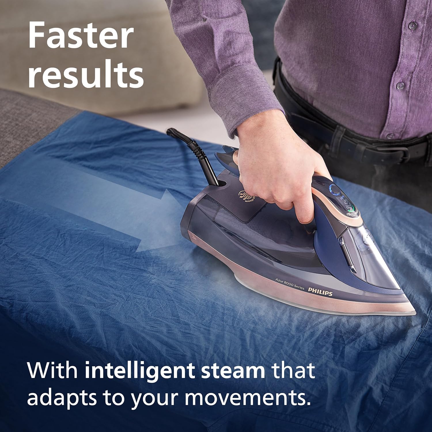 Thumbnail 4 de Philips Azur 8000 Steam Iron DST8050/26