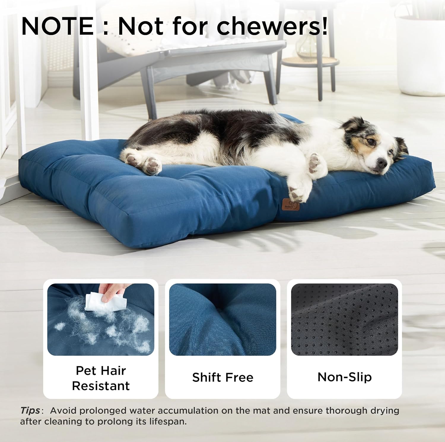 Detalle de Bedsure Dog Bed 10cm XXL Mattress