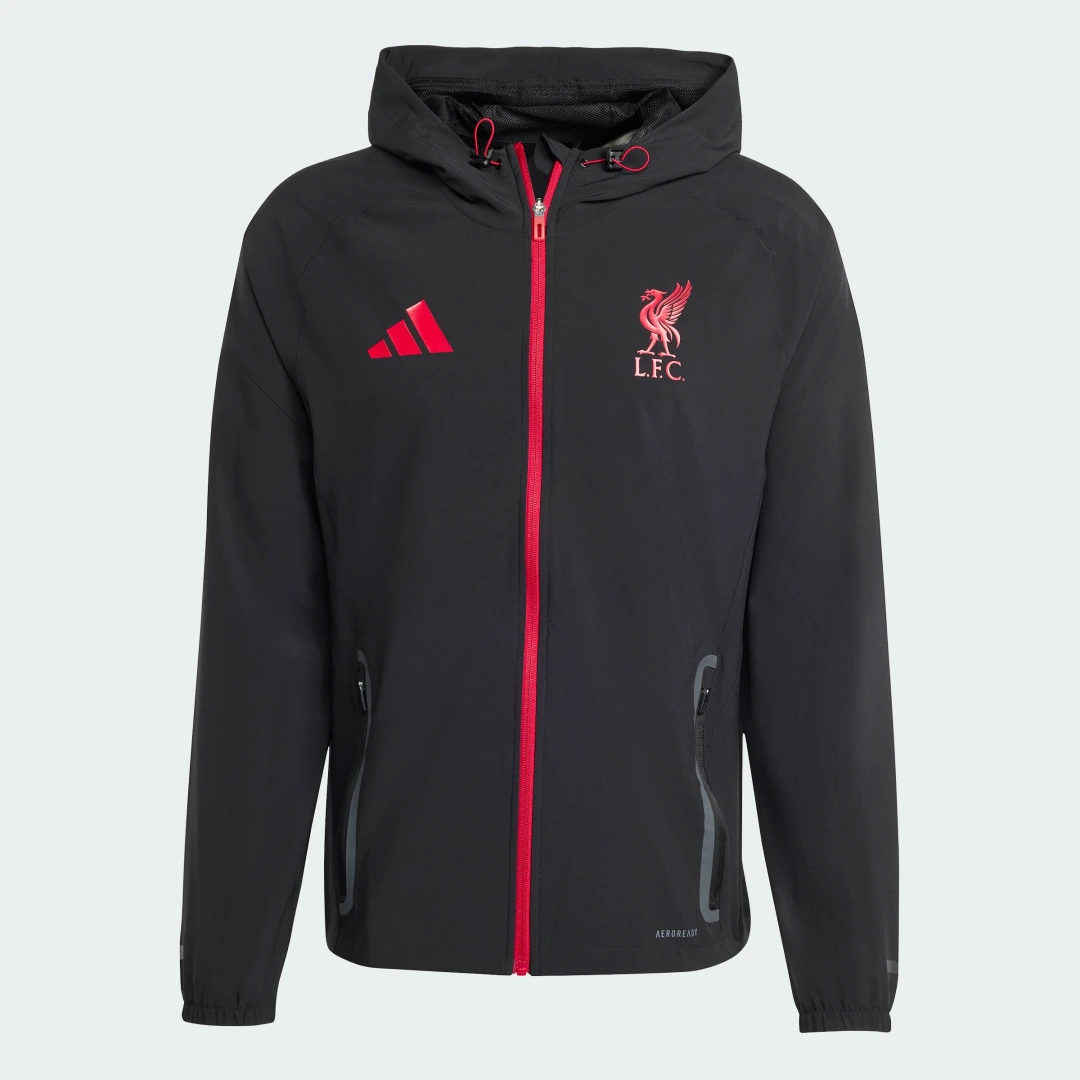 Detalle 2 de Chaqueta Liverpool FC Tiro 25 Competition Vis Tech Travel de Adidas