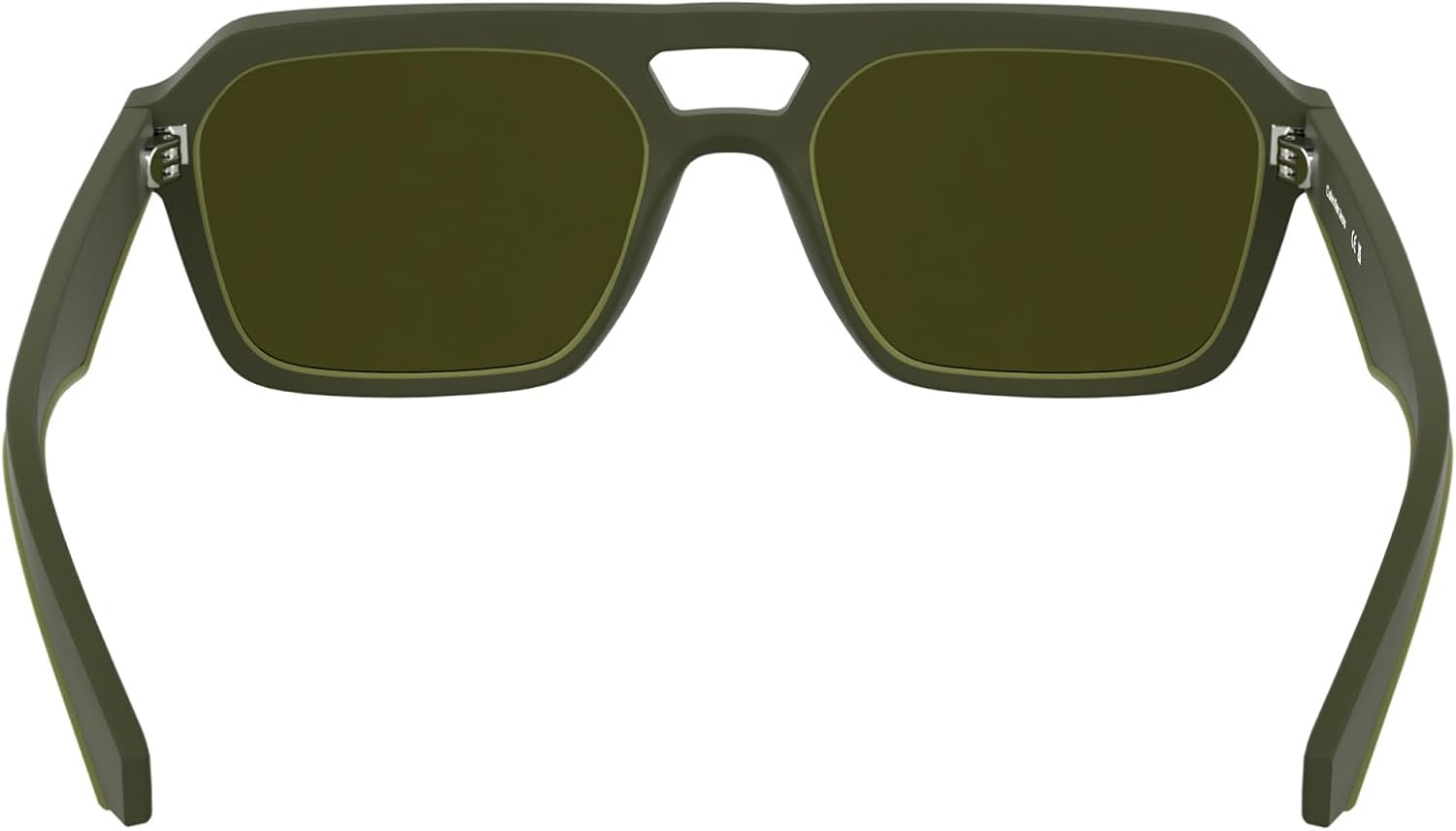 Detalle de Lunettes Calvin Klein Jeans modèle C en monture double pont matte khaki (RXable)