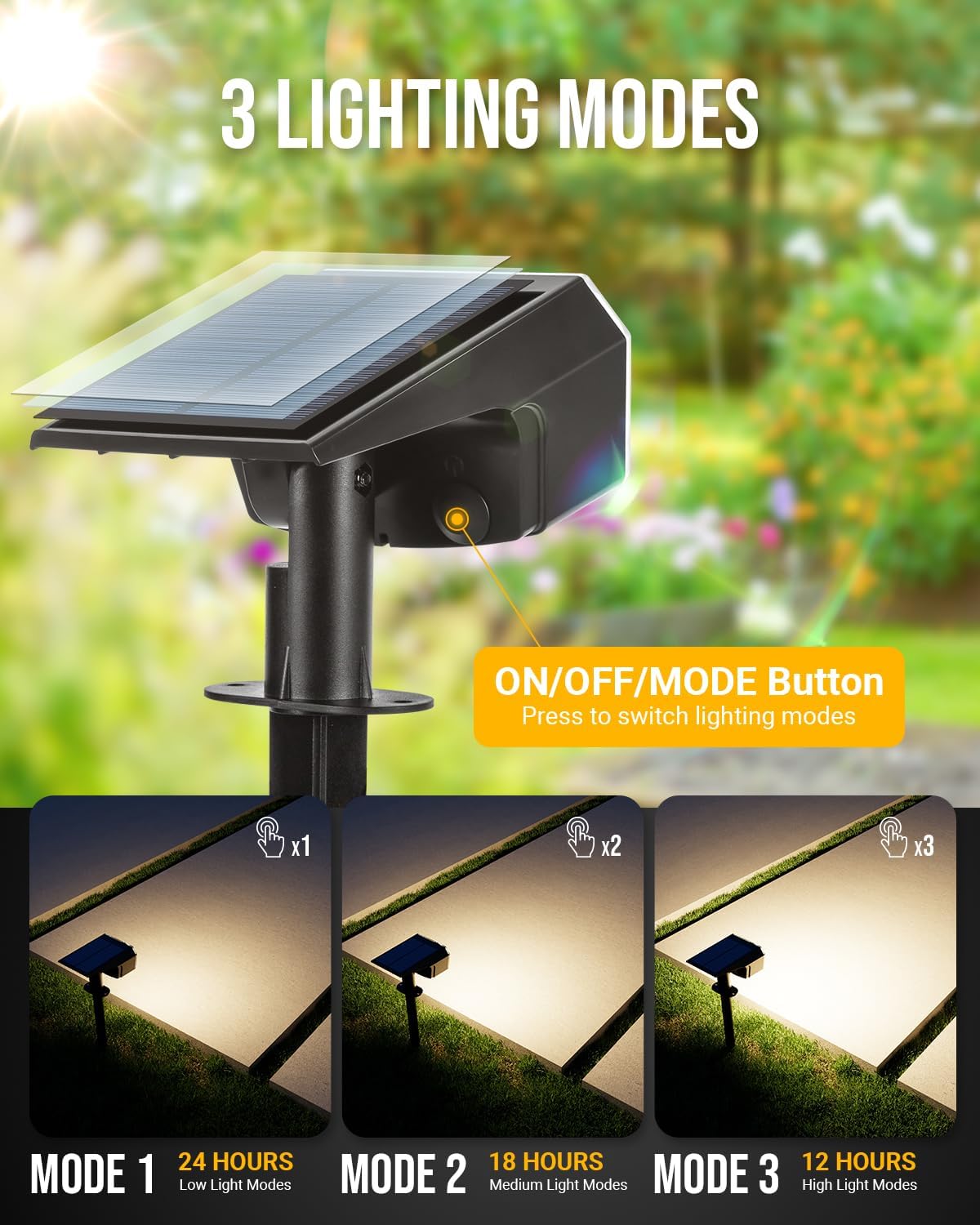 Detalle 2 de SYNCGLOW Solar Spotlights 10-Pack