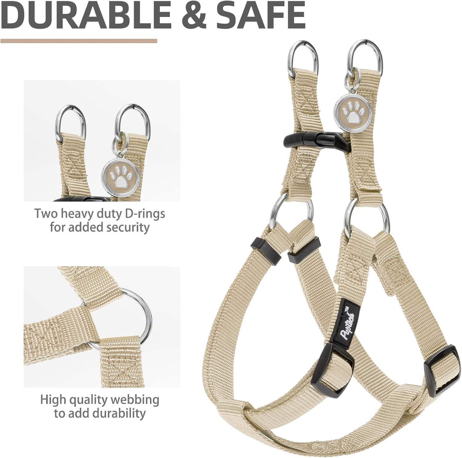 Detalle 2 de PUPTECK Dog Harness Medium