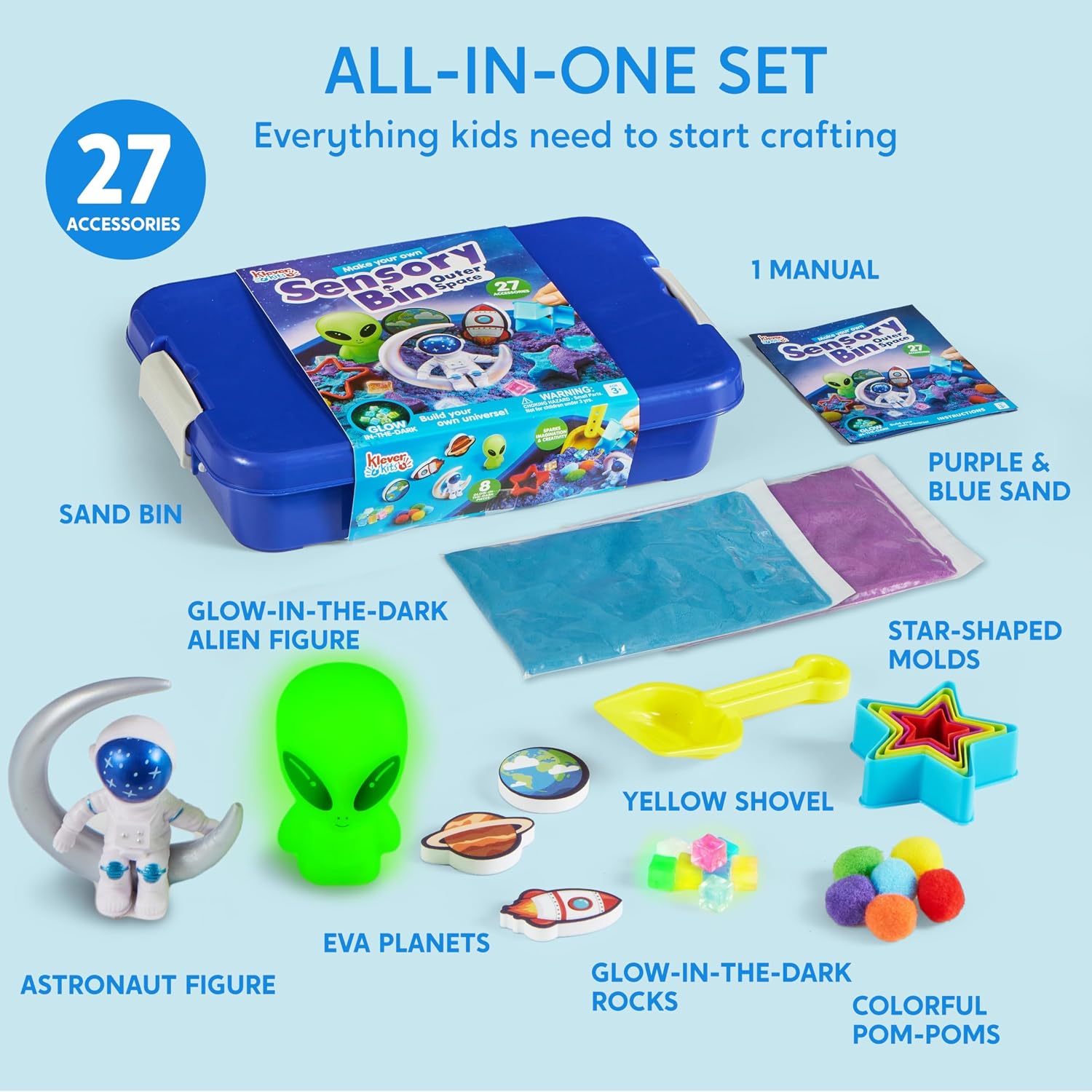 Thumbnail 2 de Klever Kits Magic Set: Amazing Magician Toy with Glowing Stones and Sensory Sand