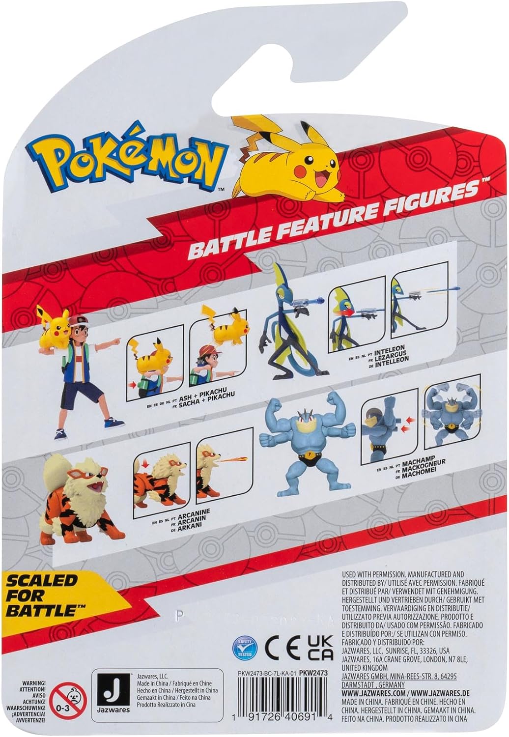Thumbnail 5 de Pokémon Sacha Figurine de combat 11 cm