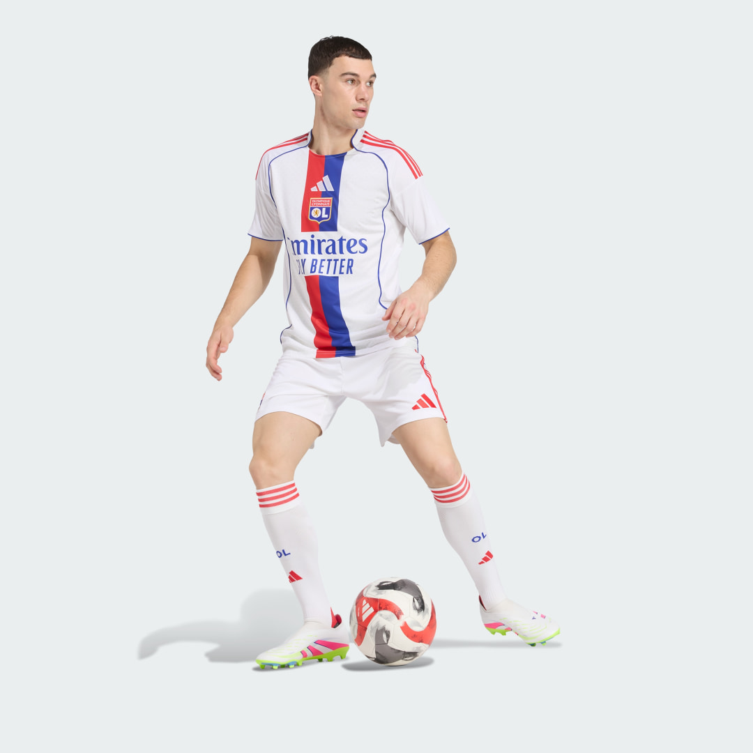 Detalle de Camiseta primera equipación Olympique de Lyon 25/26 - Adidas