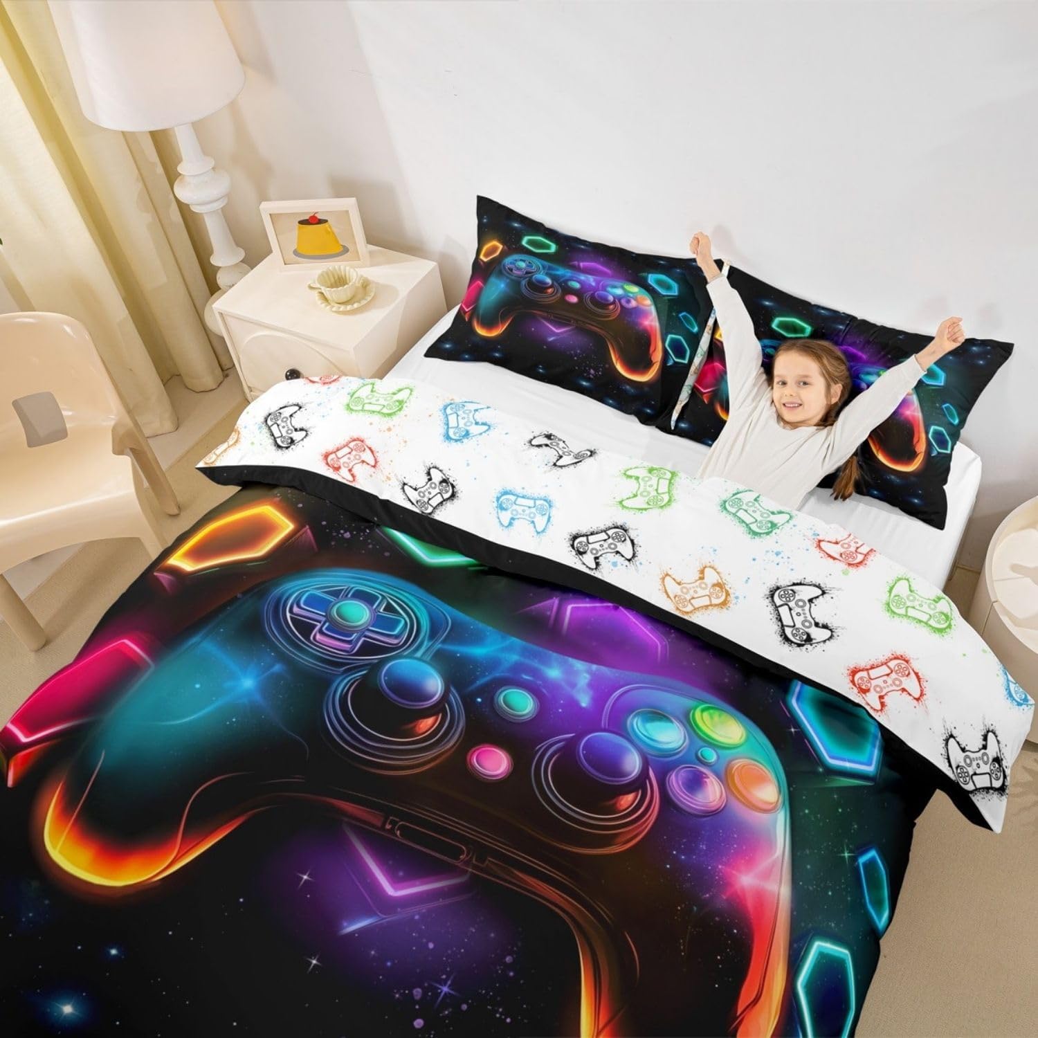 Thumbnail 6 de Homewish Gaming King Size duvet cover set