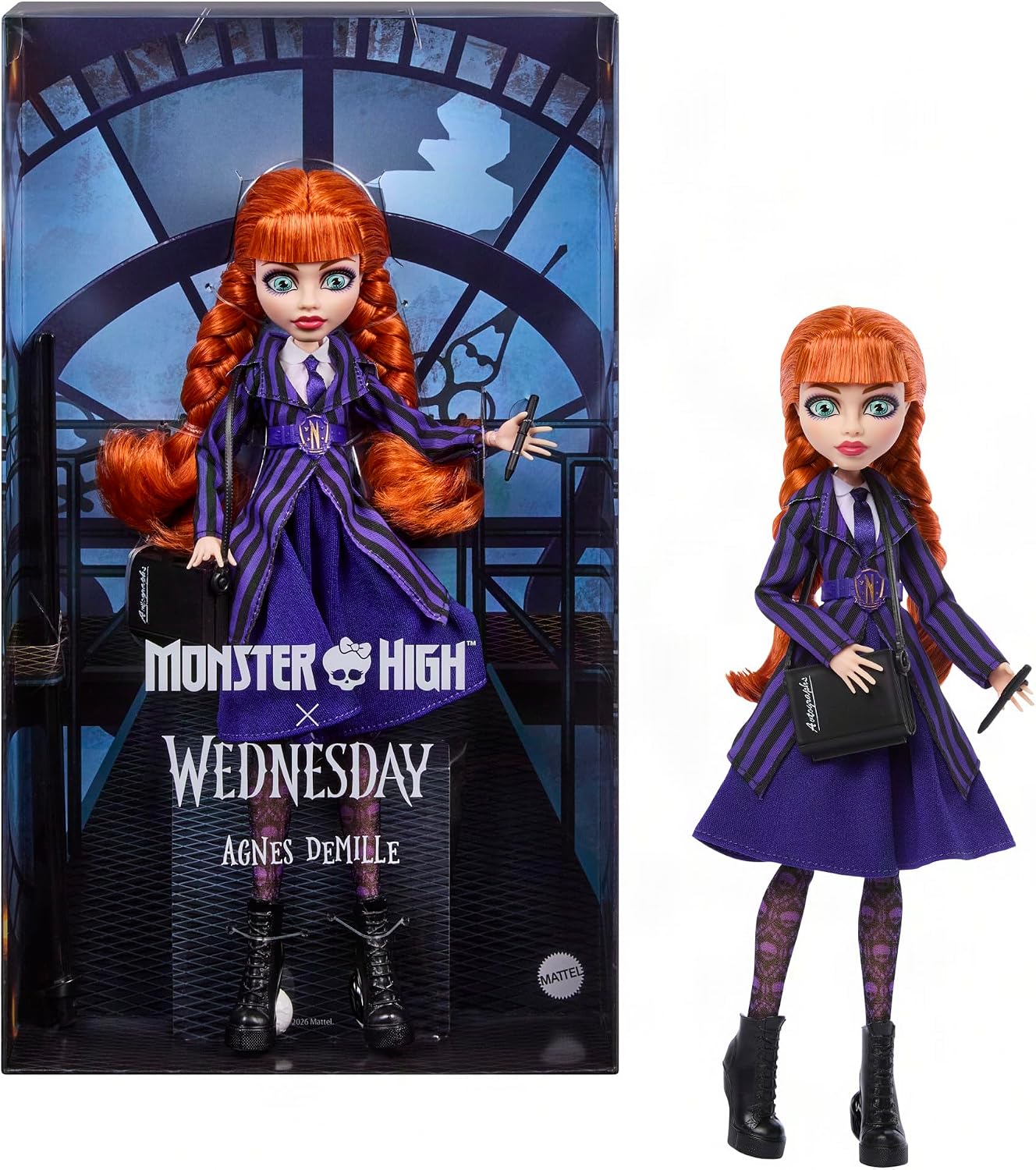 Thumbnail 6 de Monster High Wednesday Doll HXJ04