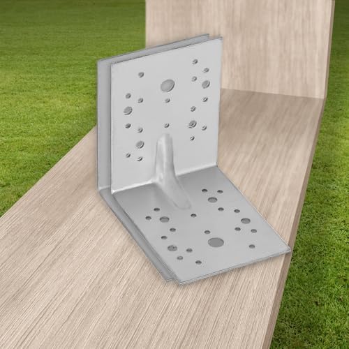 Thumbnail 8 de KOTARBAU® 25 Pezzi Staffa Angolare in Acciaio Zincato 130x130x100 mm – Argento