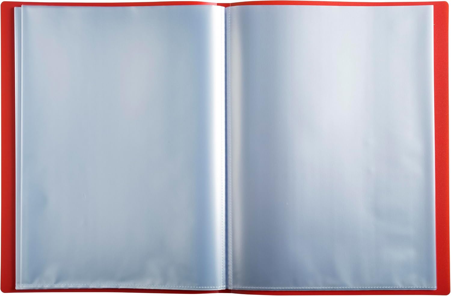 Thumbnail 1 de Exacompta 8525E Protèges-documents OPAK – 20 pochettes grainées anti-reflet, 40 vues, A4, rouge
