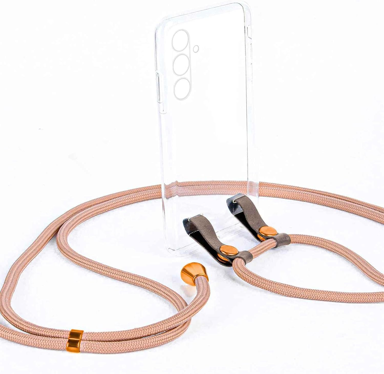 Thumbnail 5 de moex Chaîne pour Samsung Galaxy A25 5G avec coque silicone transparente – doré
