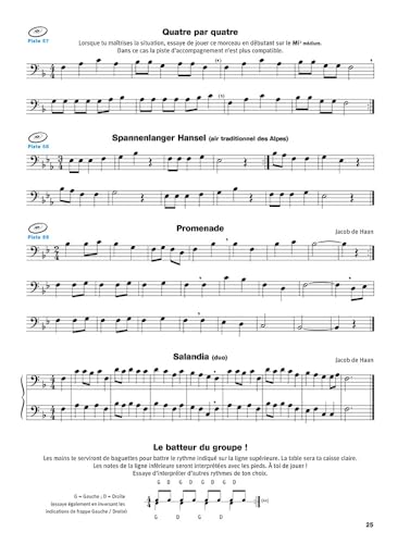 Detalle de Écouter Lire et Jouer Trombone Volume 1 — Méthode Débutant avec Accès Audio en Ligne de De Haske Publications