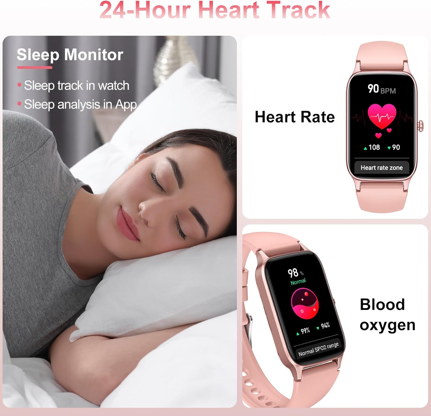 Detalle 2 de Dyurwa Smart Watch for Women: 1.57" HD Display, 110+ Sport Modes & Calls