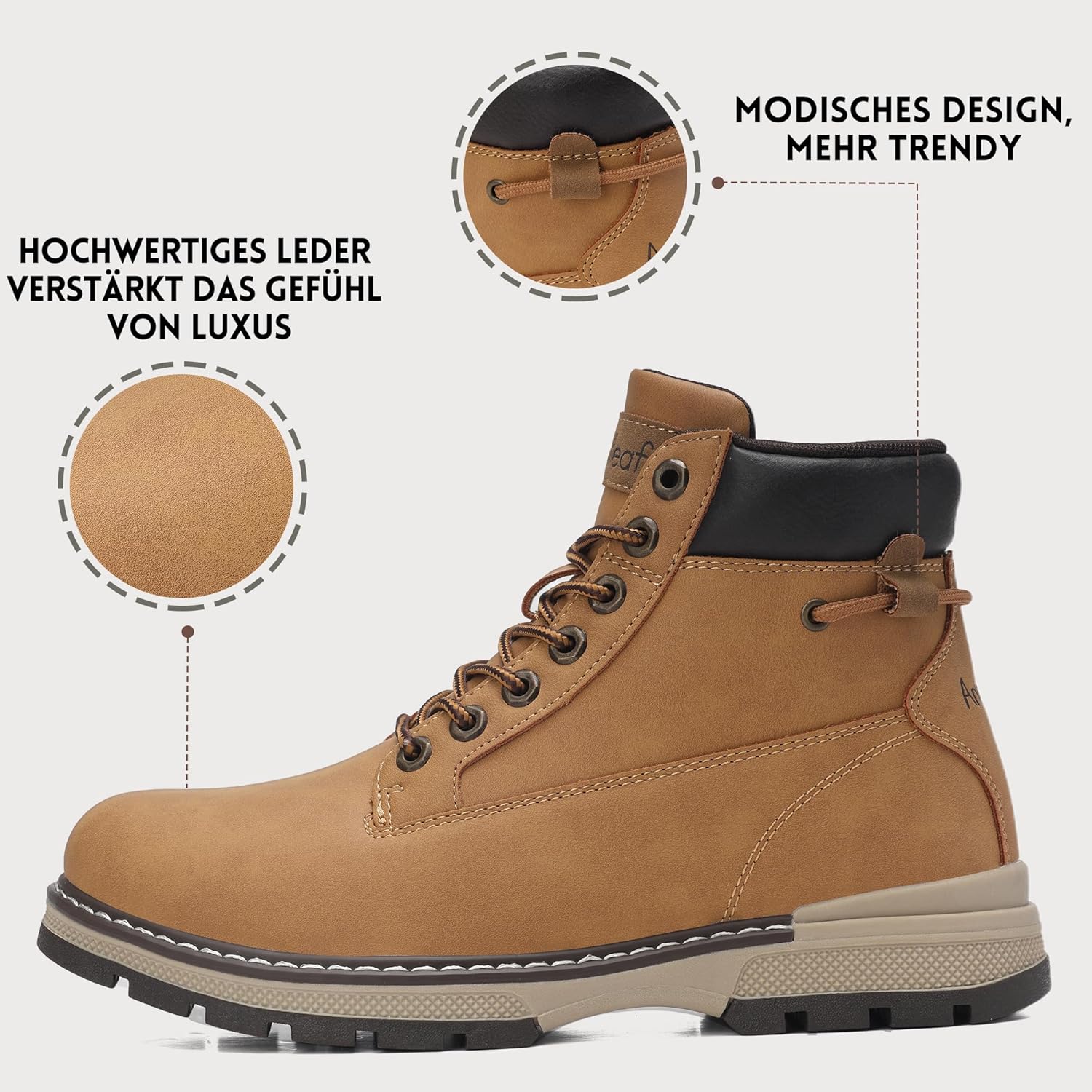 Thumbnail 3 de ANALEAF Herren Winterschuhe für Winterboots mit Wärme