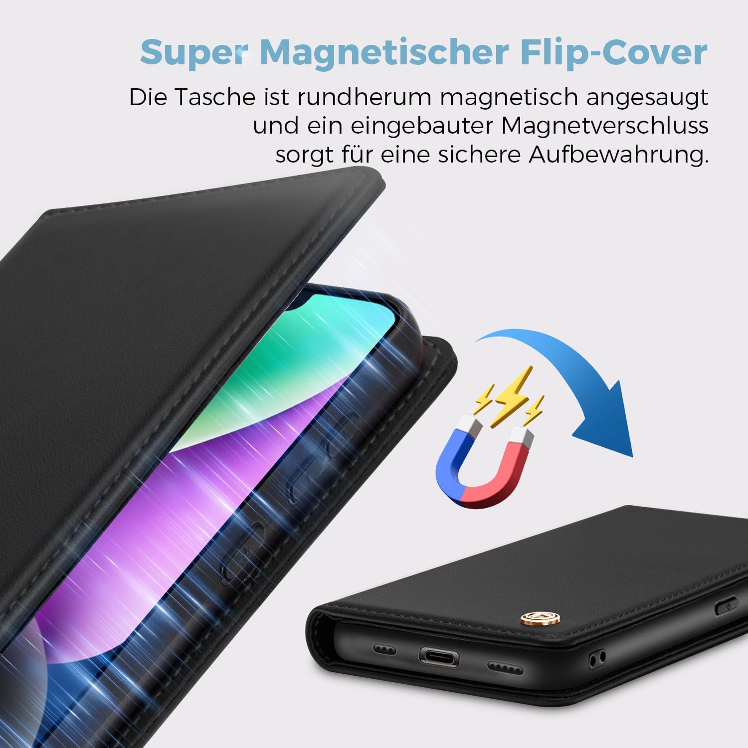 Detalle 2 de Thorhülle iPhone 14 Schutzhülle Flip Case