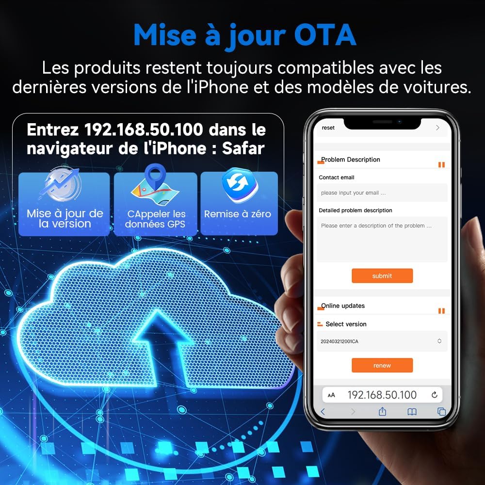 Thumbnail 4 de Carlinkit MINI5 Wireless CarPlay Adapter – Transformez le CarPlay filaire en sans fil dans votre voiture