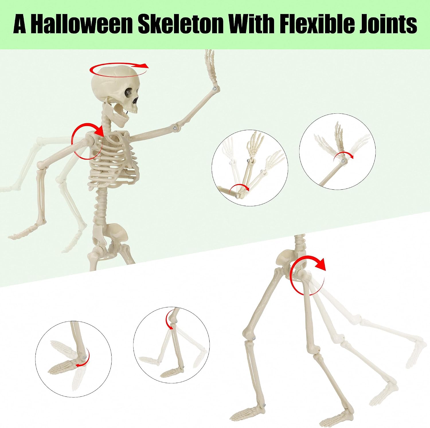 Thumbnail 6 de Kelool Light-Up Skeleton Decorations, 16-Inch
