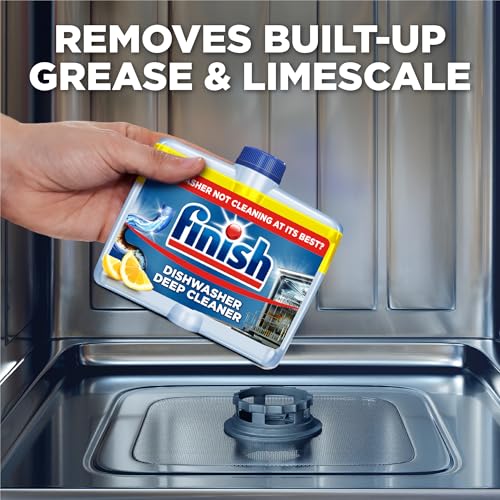 Thumbnail 3 de Finish Dishwasher Cleaner, Lemon – Deep Clean (4 x 250ml) 1L by Reckitt