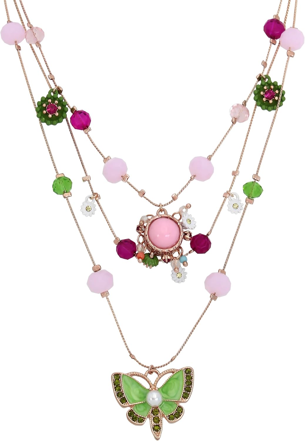 Detalle 2 de Betsey Johnson Layered Necklace in Metal