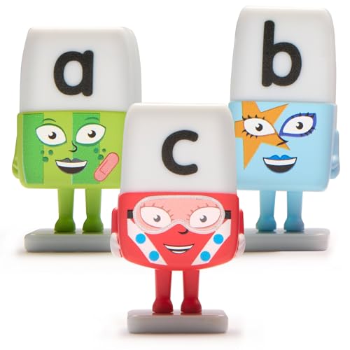 Thumbnail 8 de ALPHABLOCKS Character Play Set — Kids Alphabet Plastic Figures Blocks Toy