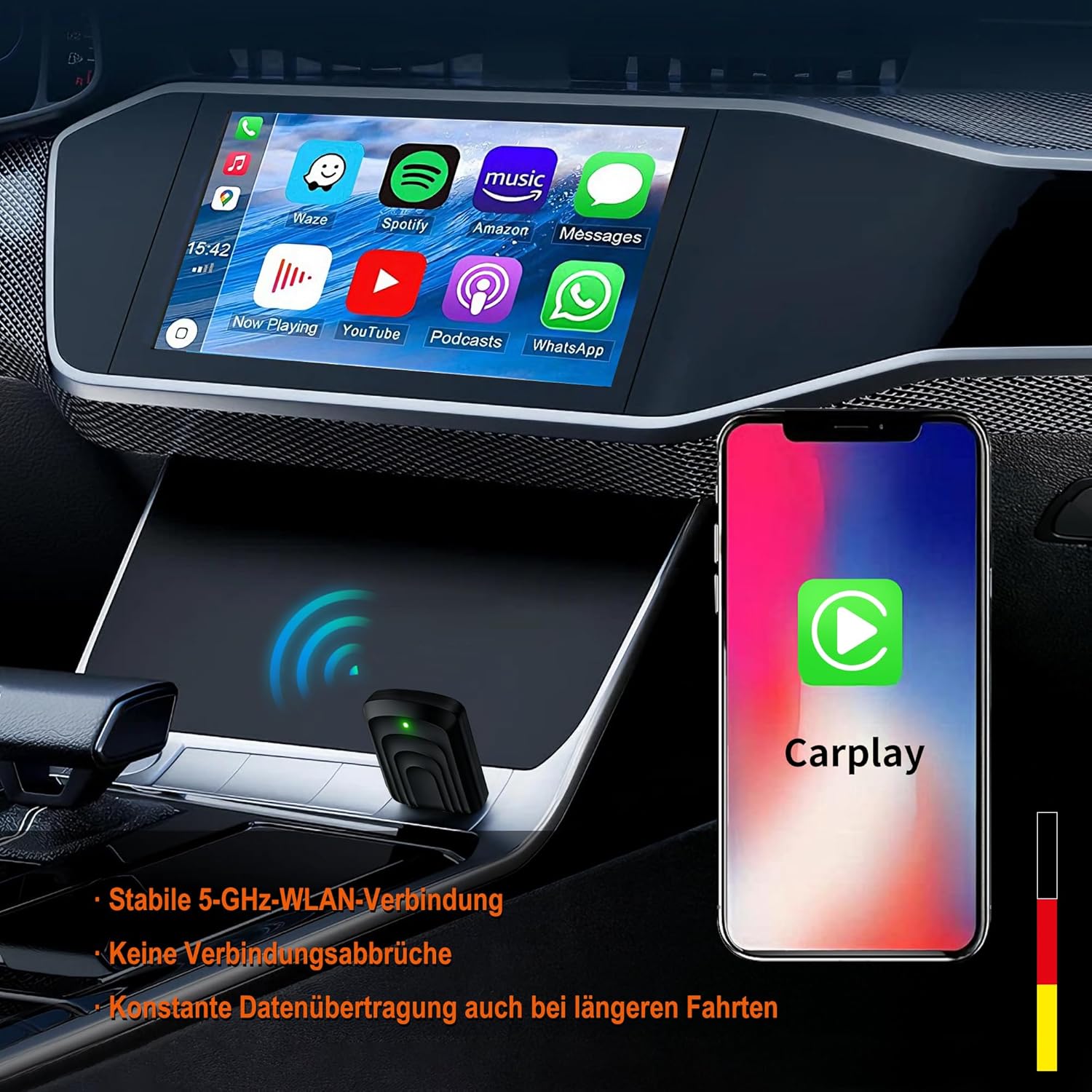 Thumbnail 4 de RGBer Carplay Wireless Adapter Kabellos 2 in 1