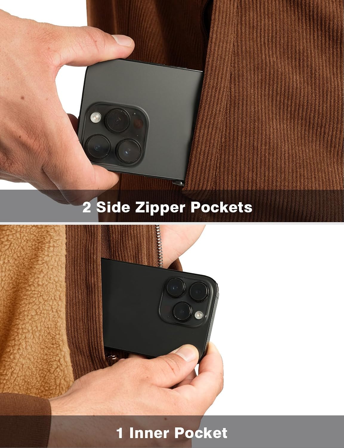 Thumbnail 6 de TBMPOY Men's Corduroy Jacket