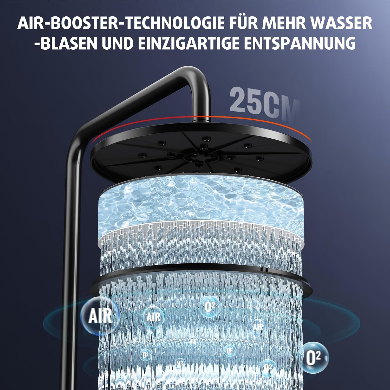 Thumbnail 3 de Rainsworth Duschsystem mit Armatur Schwarz