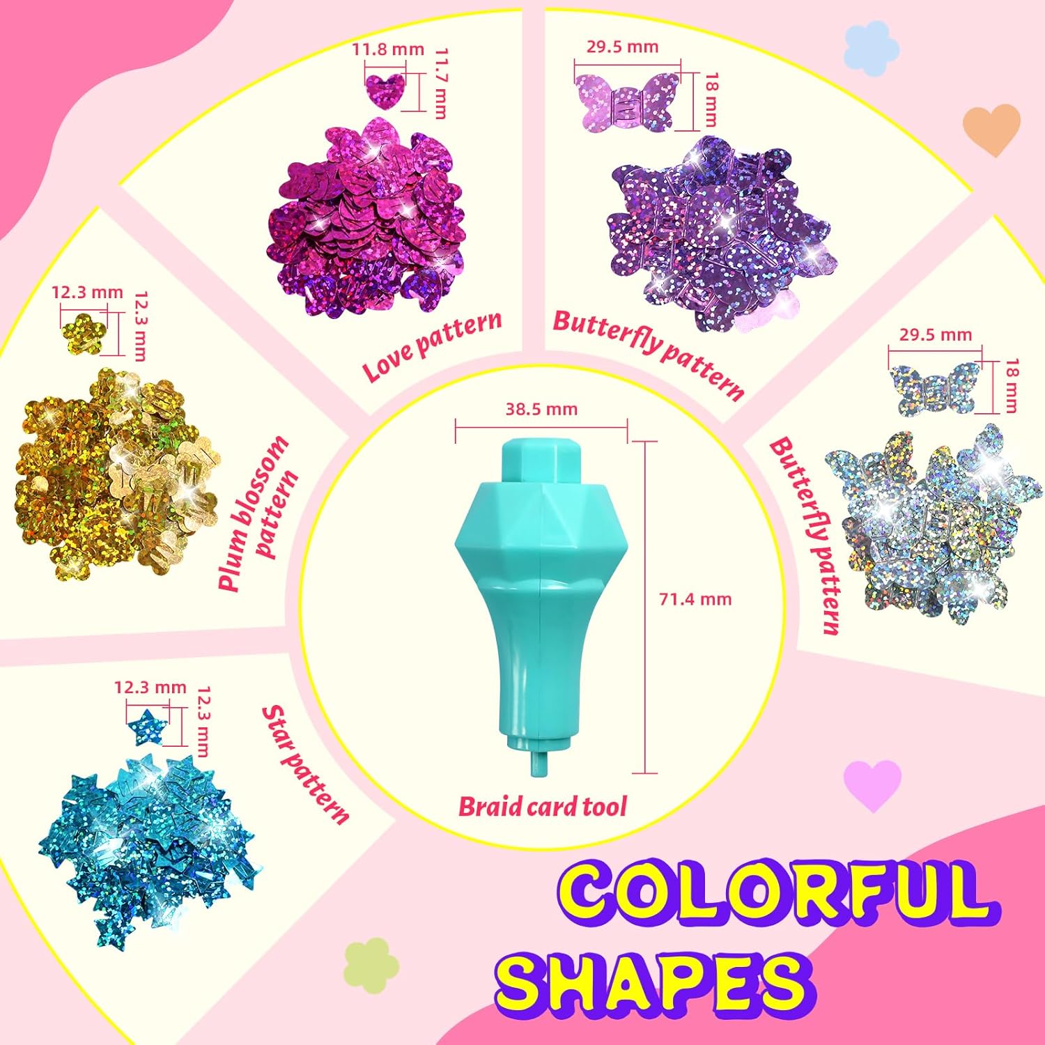 Detalle de AOSITE Hair Gem Stamper for Girls