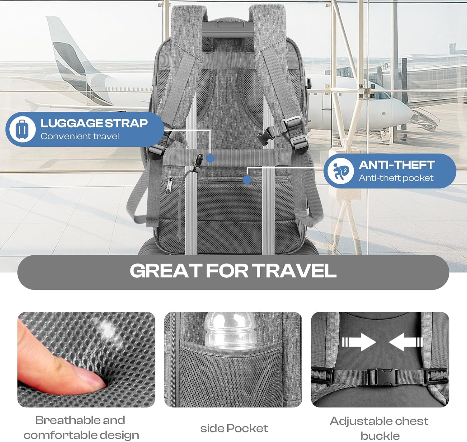 Thumbnail 6 de Sirmaeed Travel Backpack 50L