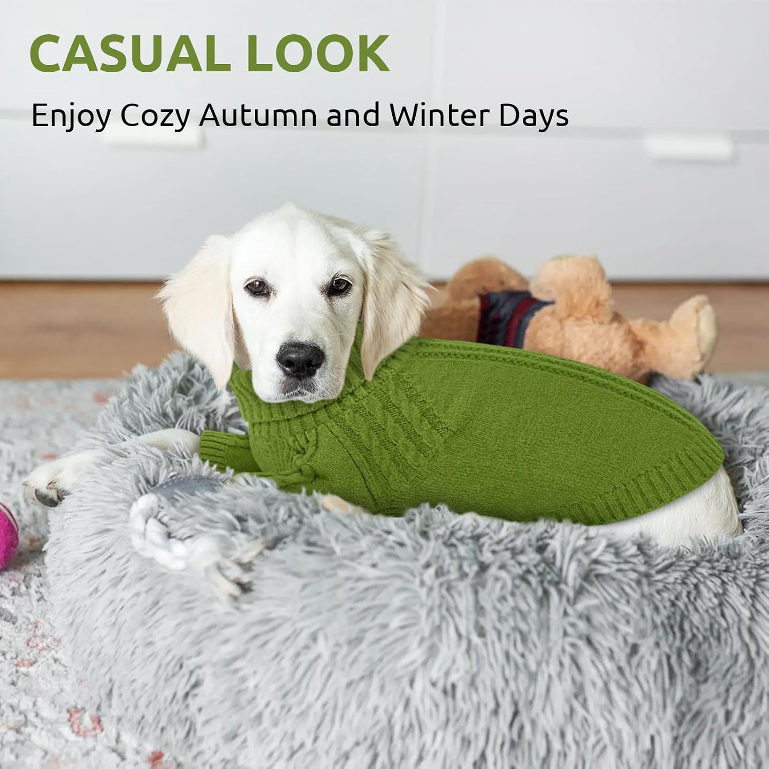 Detalle 2 de Queenmore Puppy Jumper Dog Sweater XS