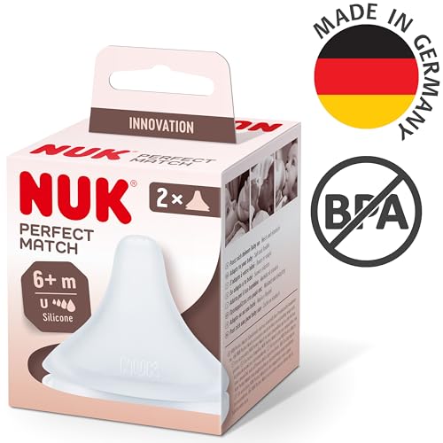 Thumbnail 4 de NUK Perfect Match, tetinas de silicona para biberón +6 meses, 2 unidades