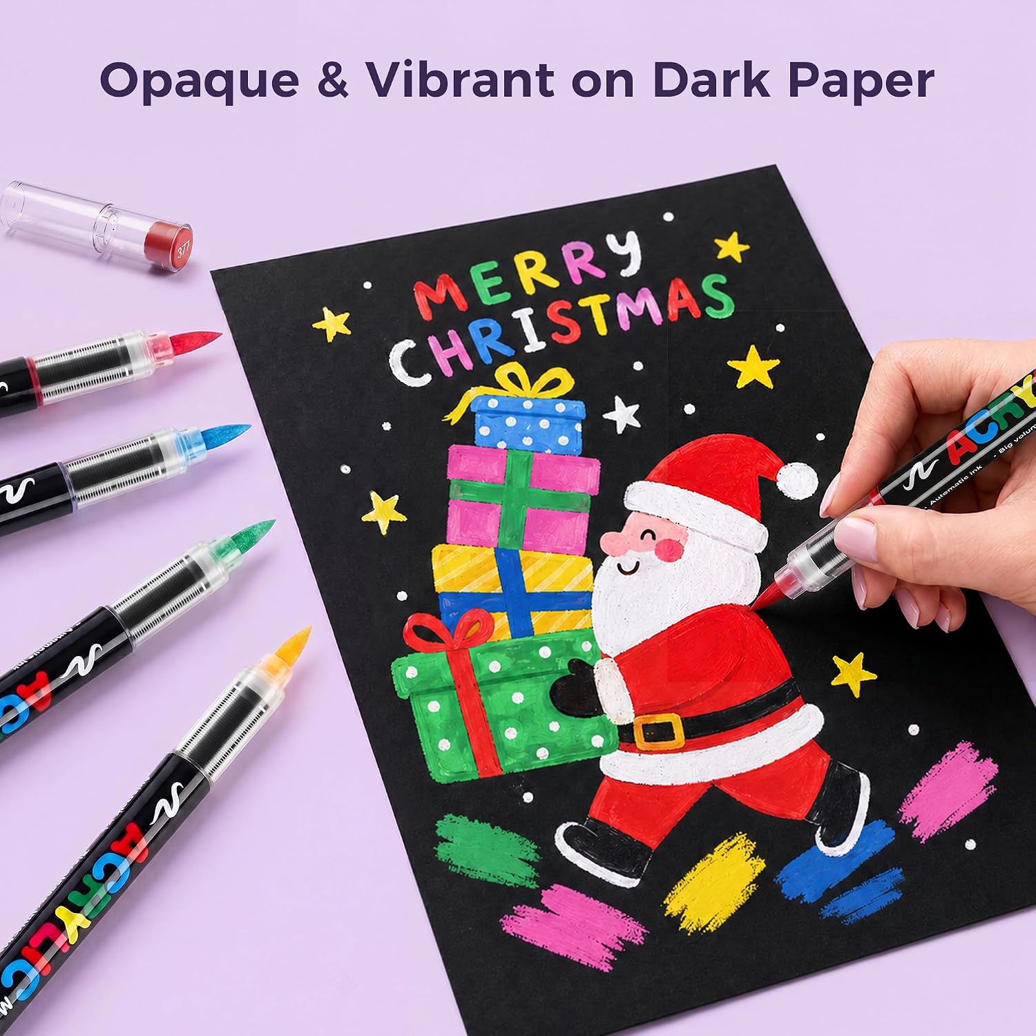 Detalle 1 de Tongfushop 120 Colours Acrylic Paint Pens