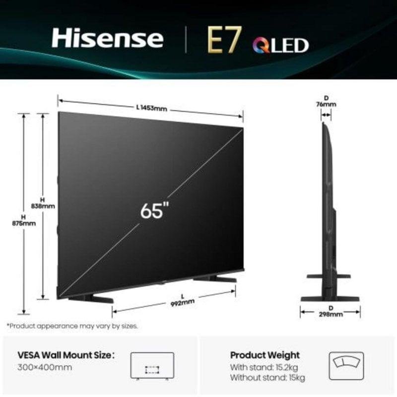 Thumbnail 3 de Hisense 65E77Q: TV QLED 65'' 4K UltraHD con VIDAA y HDR10