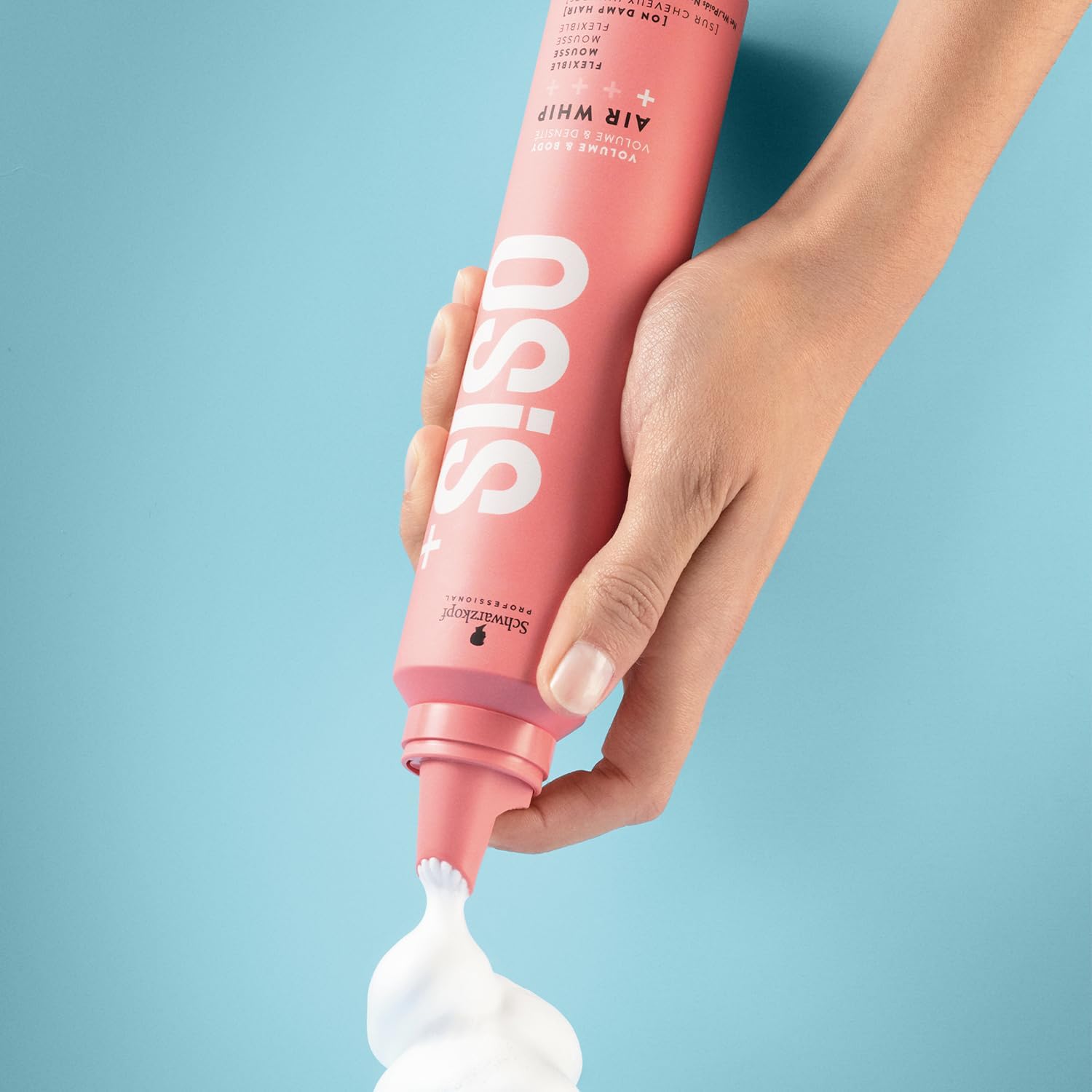 Thumbnail 4 de Schwarzkopf Professional OSiS Air Whip Hair Mousse (200 ml) – heat protection, light hold and frizz control