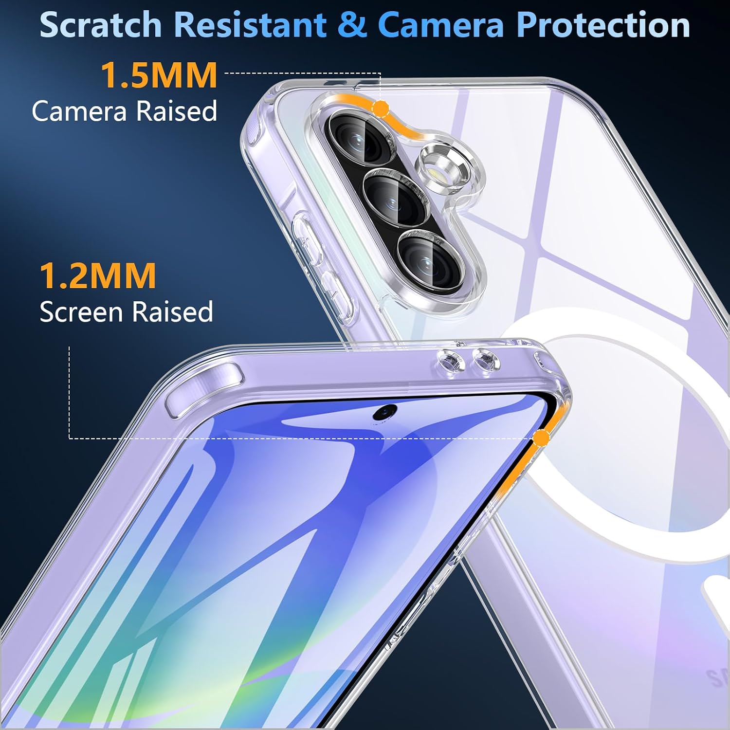 Thumbnail 6 de Magnetic Clear Case for Samsung A36 5G
