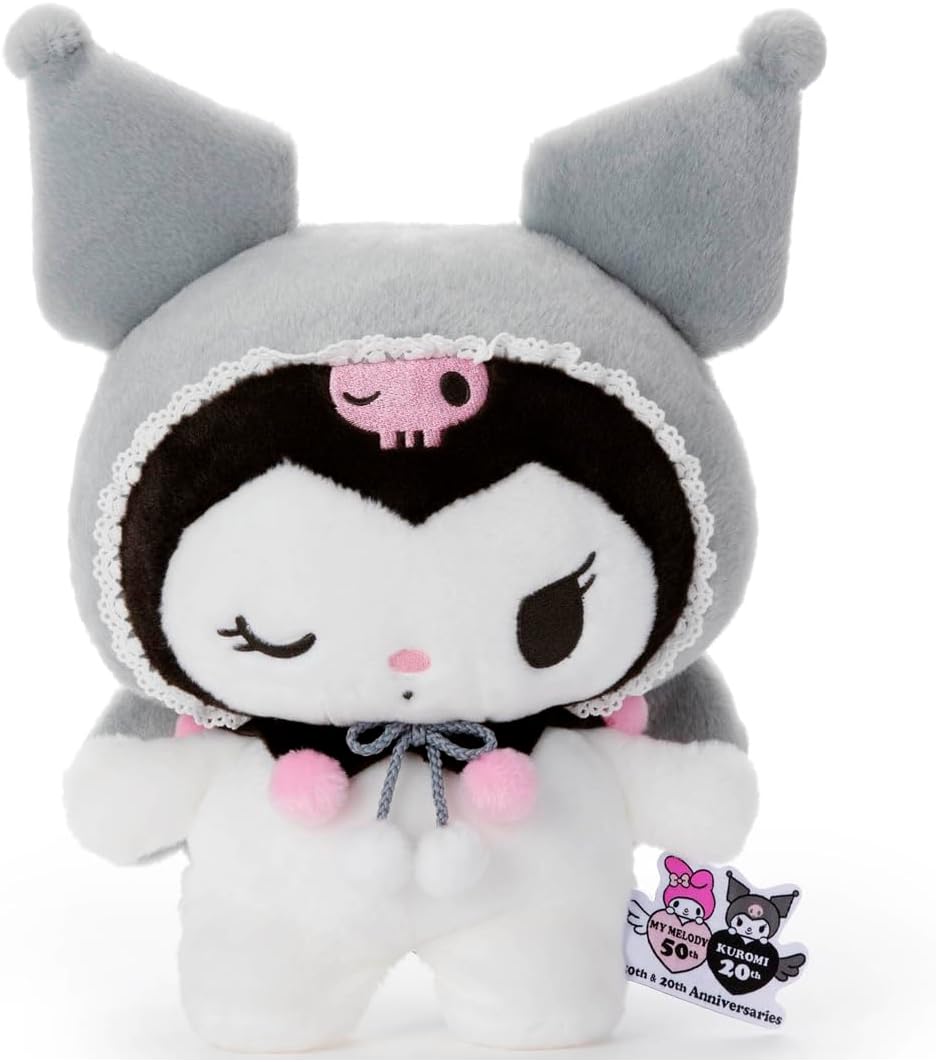 Detalle de サンリオキャラクターズ ぴょこりん クロミ 20周年デザイン 高さ約33cmのぬいぐるみ