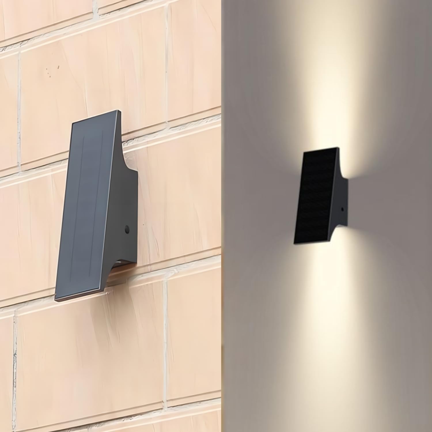 Detalle de SOTTLOT SWL-83 Solar Wall Light, 3000K, 4 Brightness Levels, Up/Down