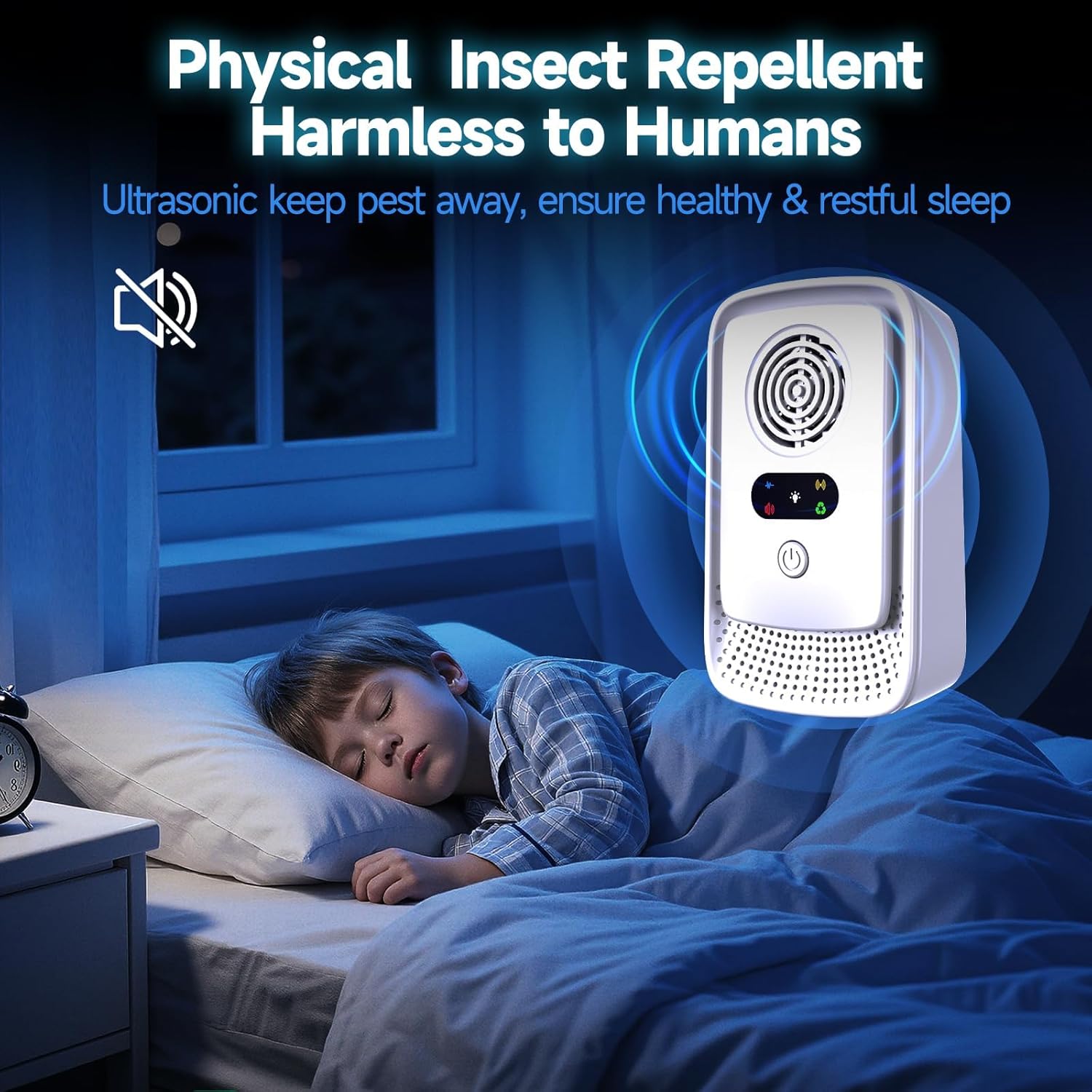 Thumbnail 4 de Gecool 6 Pack Ultrasonic Pest Repeller with 4 Modes and Wide Frequency Coverage