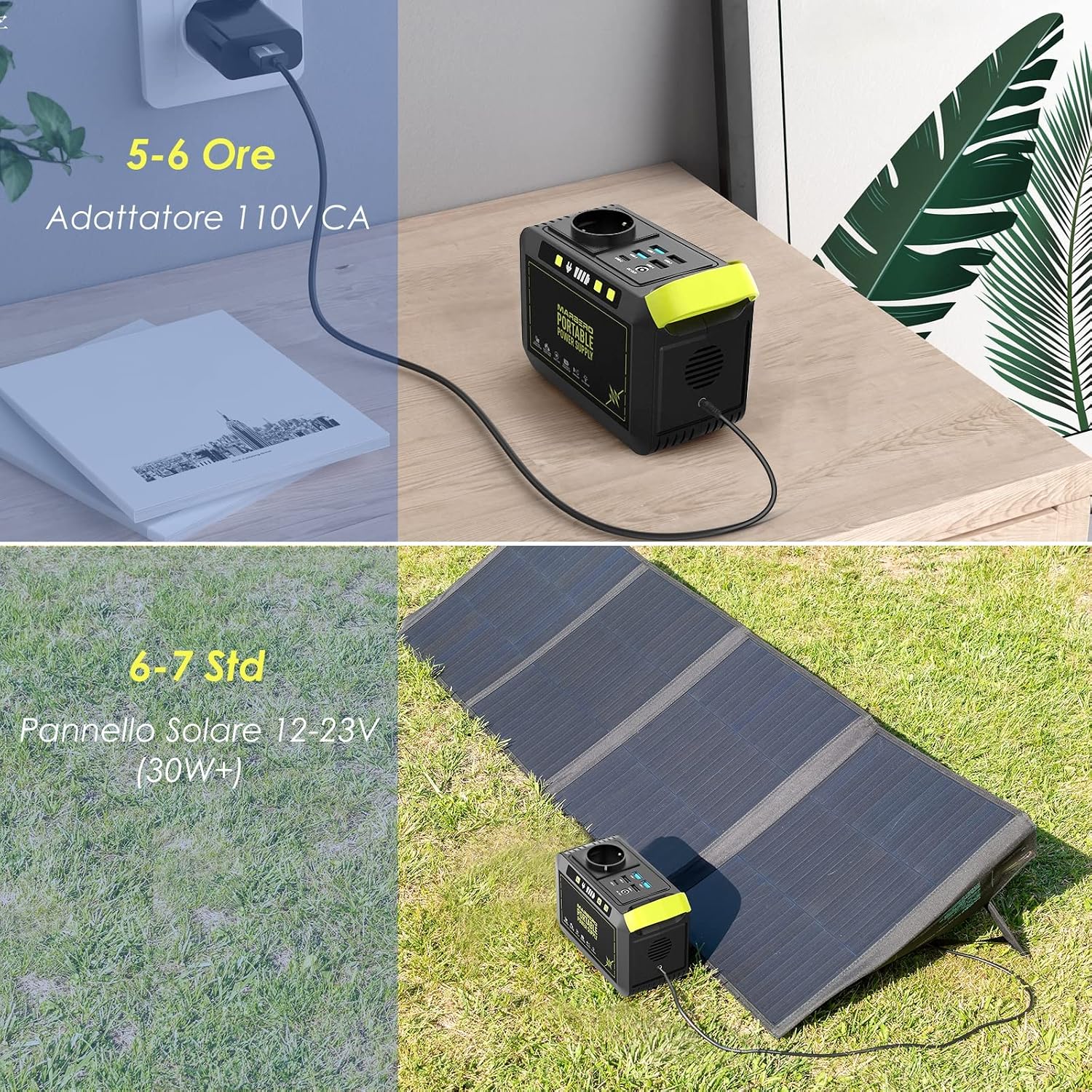Detalle 2 de MARBERO M82 88Wh Power Bank portatile per campeggio