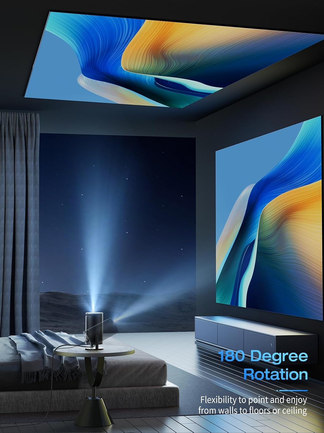 Detalle 2 de Mini Projector Portable with Android 11