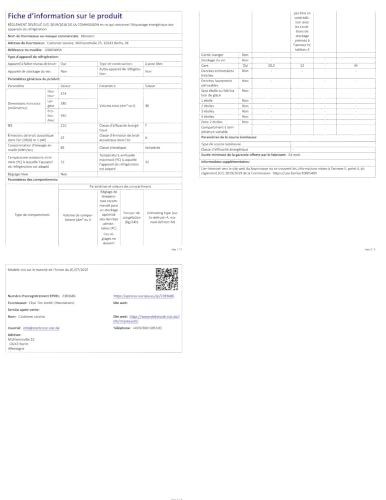 Thumbnail 8 de KLARSTEIN Mini Frigo de Chambre 30L – silencieux, réfrigération 5–15°C, étagères réglables