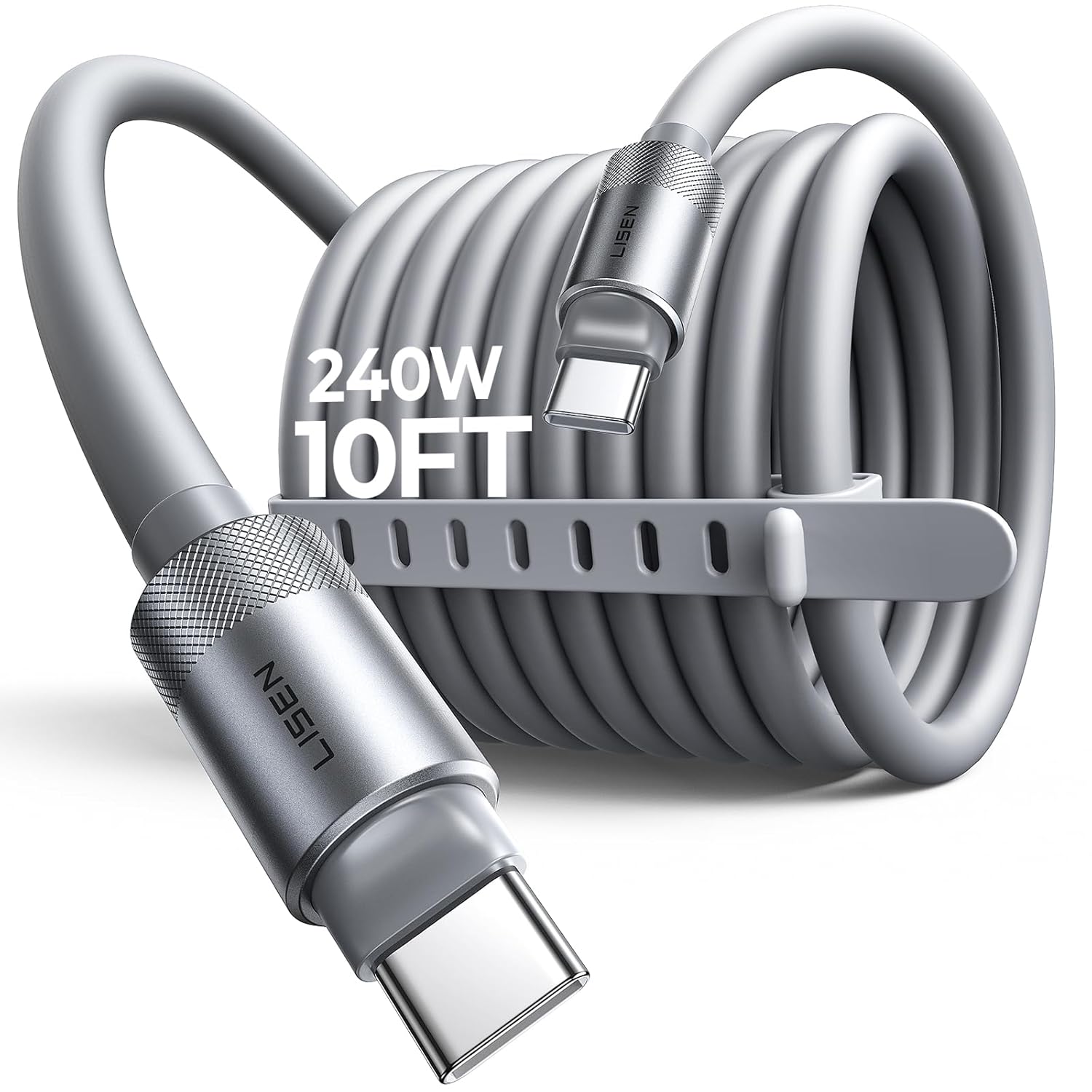 Detalle de LISEN USB C Cable 100W 10ft fast charging