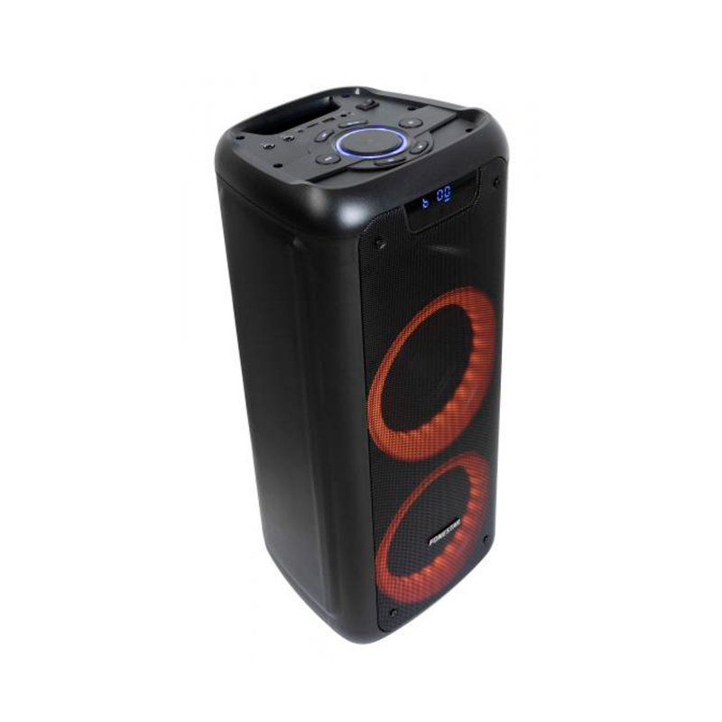 Detalle 2 de Fonestar Party-Duo: Altavoz Bluetooth portatil con karaoke – Negro