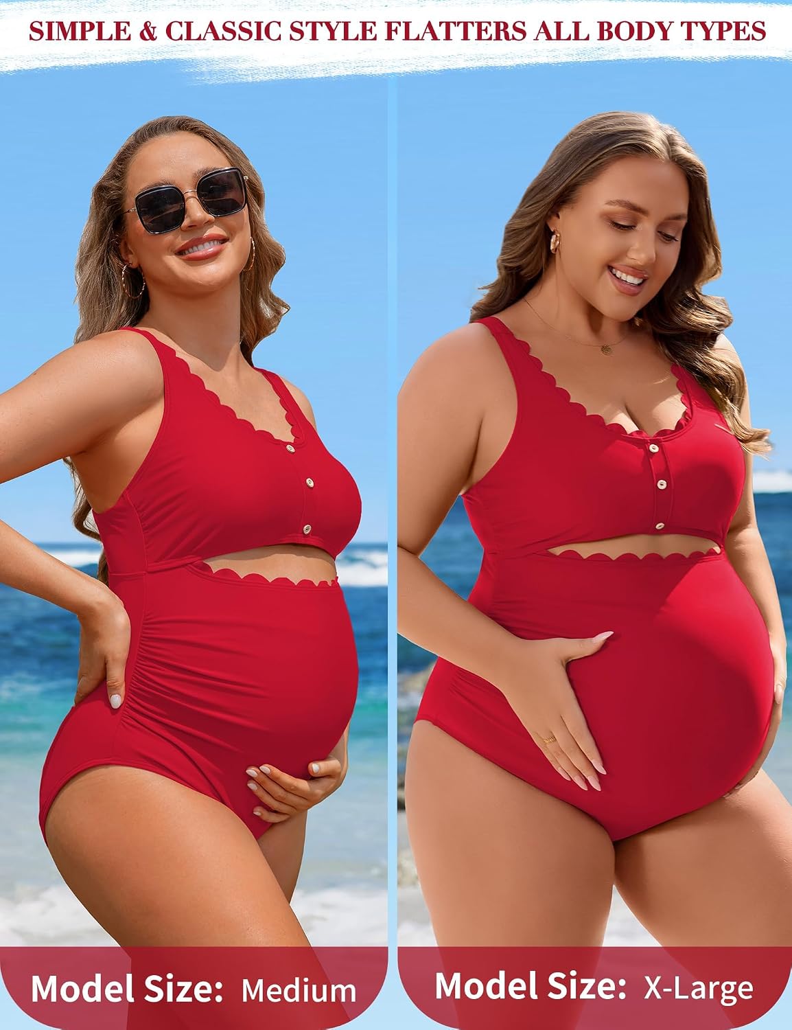 Thumbnail 4 de Charmo Maternity One-Piece Swimsuit with Removable Bra