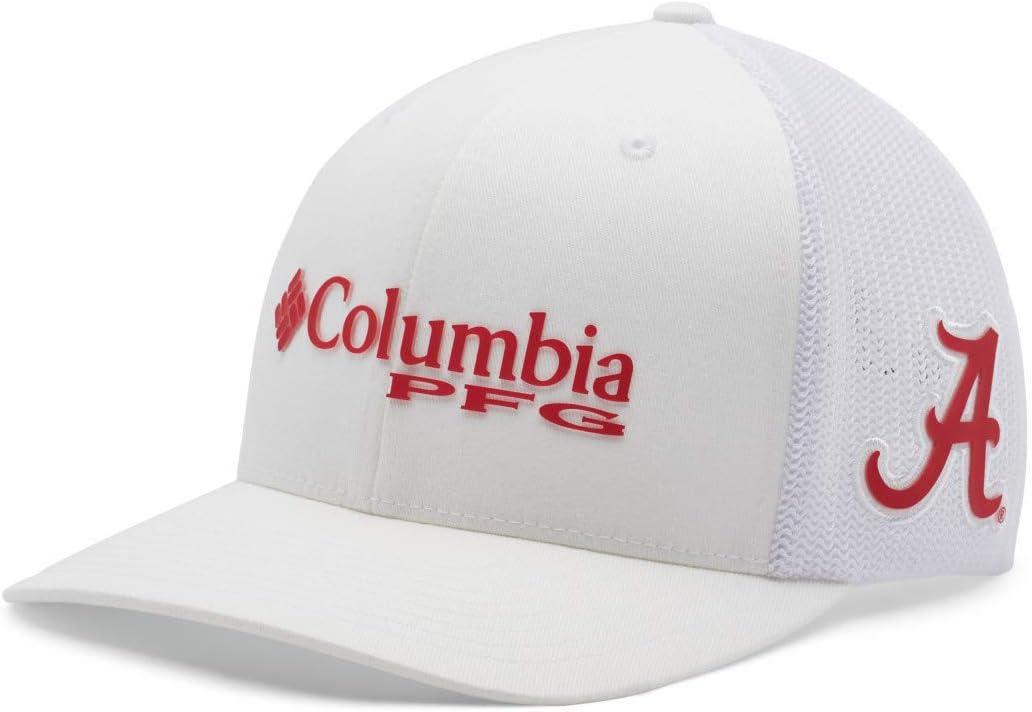 Thumbnail 4 de Columbia South Carolina Fighting Gamecocks Men’s PFG Mesh Ball Cap (Small/Medium) – Beet