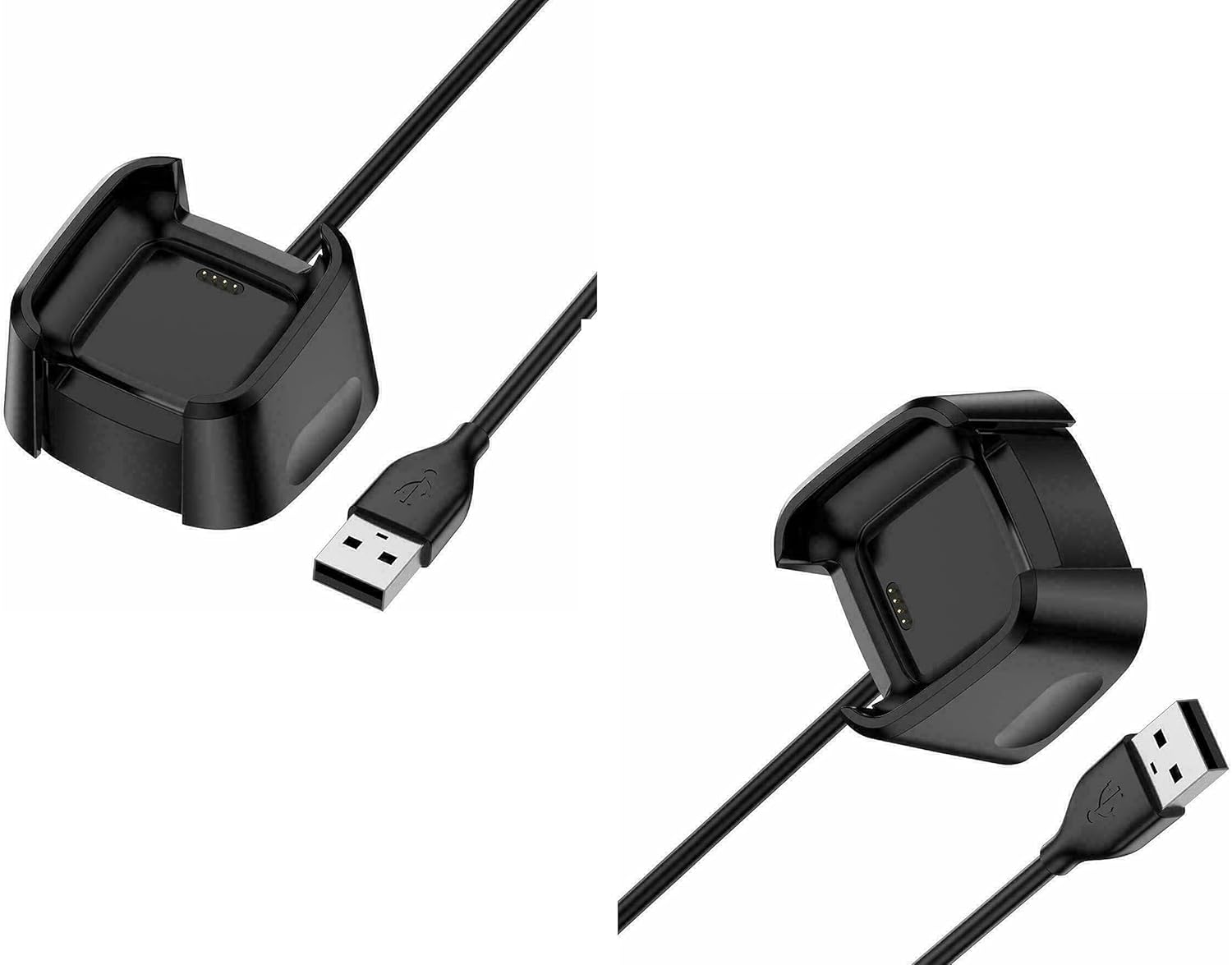 Detalle de Wrist Watch Charging Cable USB 2.0 4-Pin, 1m – Ideal for Travel and Fitbit Versa