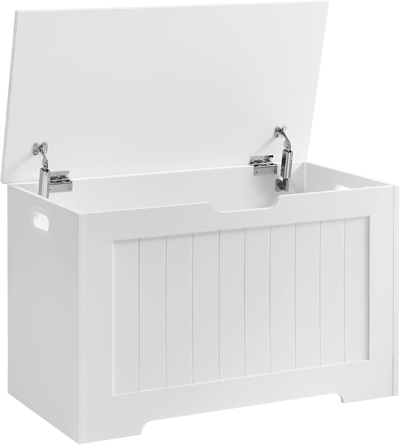VASAGLE Cassapanca Contenitore LHS11WT Bianco Nuvola: panca portascarpe con ampio spazio contenitivo
