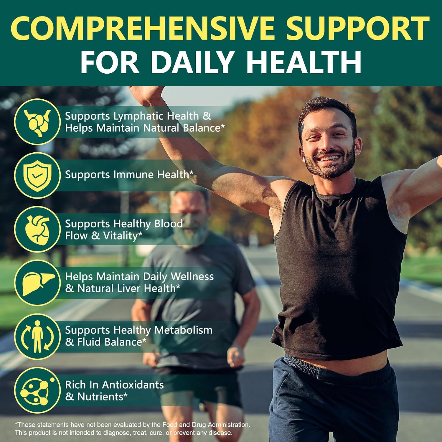Detalle 2 de FANSHI Lymphatic Drainage Supplements 240 Softgels