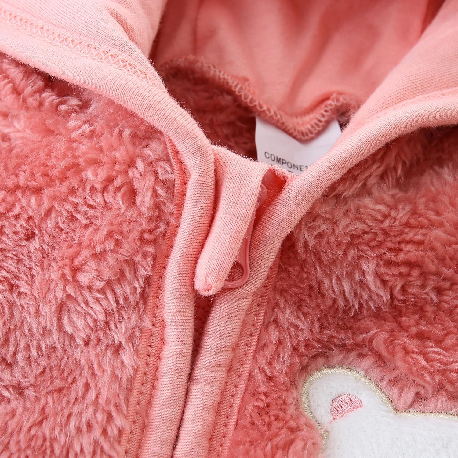 Detalle de KIDDLETOWN Baby Snowsuit Newborn Bear Hooded Footed Romper (0–18 months)