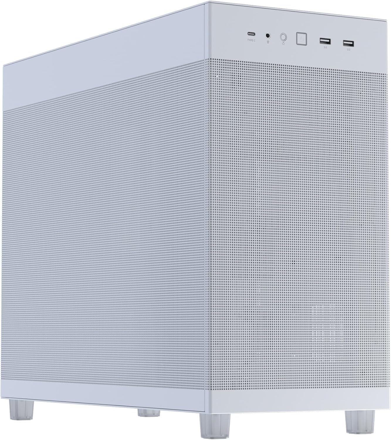 Detalle de ASUS Prime AP303 MESH WHITE ATXケース 360mm GPU対応・メッシュパネル・20Gbps Type-C